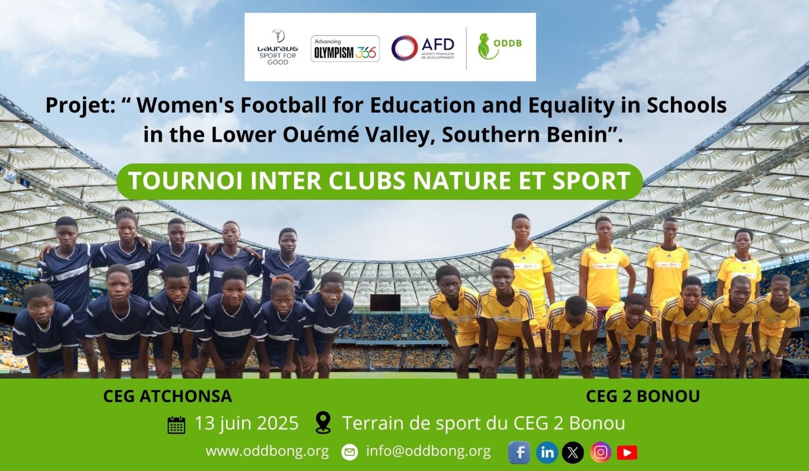 Tournoi de l'égalité– Match Inter Clubs Nature & Sport ! ⚽